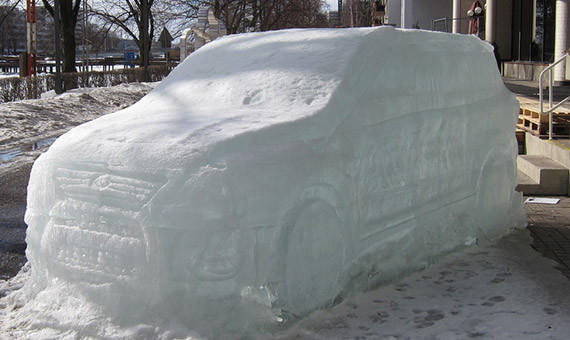 auto congelata